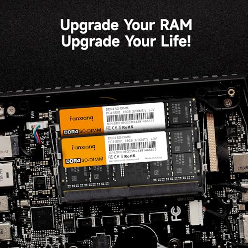 Image of fanxiang SODIMM DDR4 RAM 32GB (2 x 16GB) 3200Mhz, Intel AMD Laptop Memory CL22 1.2V Dual Channel,Ideal for Gaming and Productivity