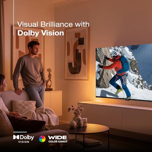 Image of SANSUI 127cm (50) 4K QLED Google TV with Dolby Vision, HDR10+, Dolby Atmos, HSR 120Hz Refresh Rate, MEMC, 30W Surround Sound, FloLED Panel JSW50UG23Q (Black)