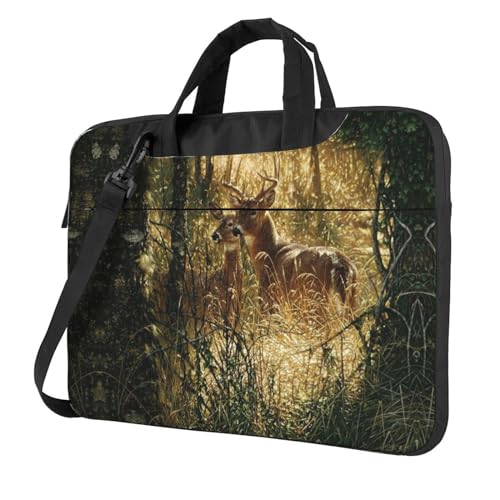 Sac ordinateur portable fin avec bandoulière et rangement antichoc