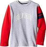 Tommy Hilfiger Little Boys Jon French Terry Tee, Grey Heather, 3T