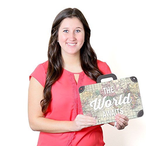 Hanging World Awaits - Outdoor Hanging Decor - Travel Themed Party Decorations - 10 Pieces #TOP5