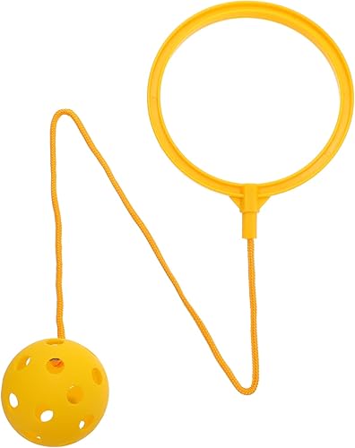 BESPORTBLE Bola que rebota para niños, anillo de juguetes deportivos para niños, cuerda de saltar para interiores, juguetes para niños