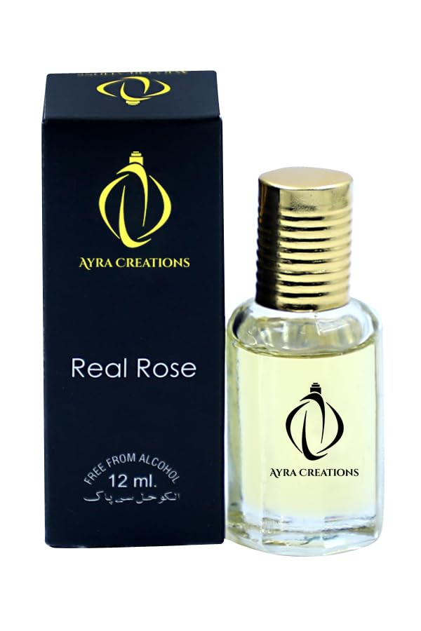 Real Rose - Original Attar Perfume (12ml) + 1 Surprise Gift | 24 Hours Long Lasting Fragrance/Most Wanted Indian Aroma - UNISEX-image-25