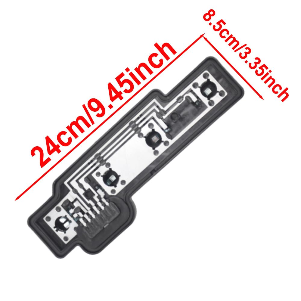 Riloer Douille de support d'ampoule de feu arrière gauche, circuit imprimé de feu arrière, support d'ampoule de feu arrière compatible avec VW Caddy 2004-2014, gauche, 2K5945257A