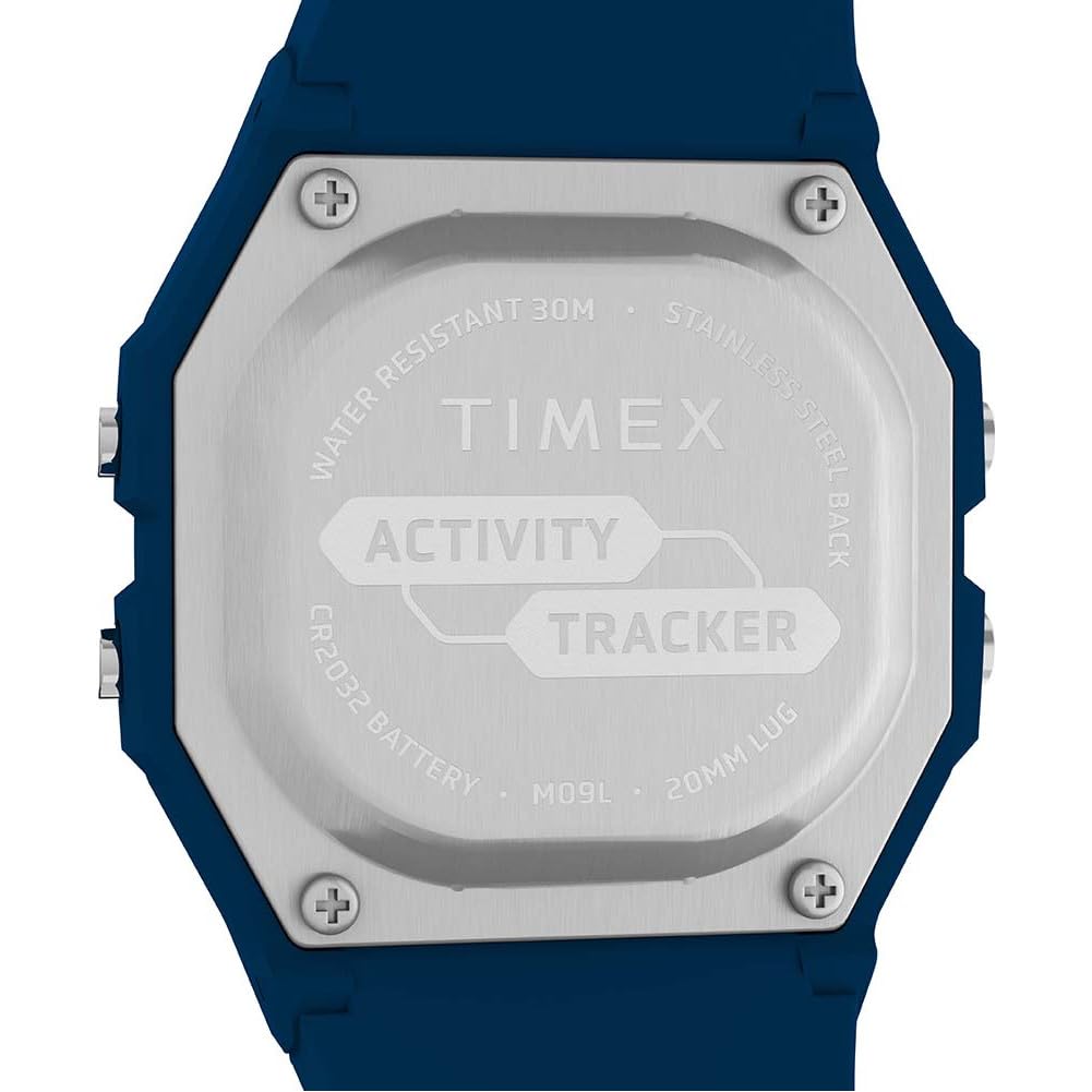Timex Men's 40mm Step & Activity Tracking Silicone Strap Watch