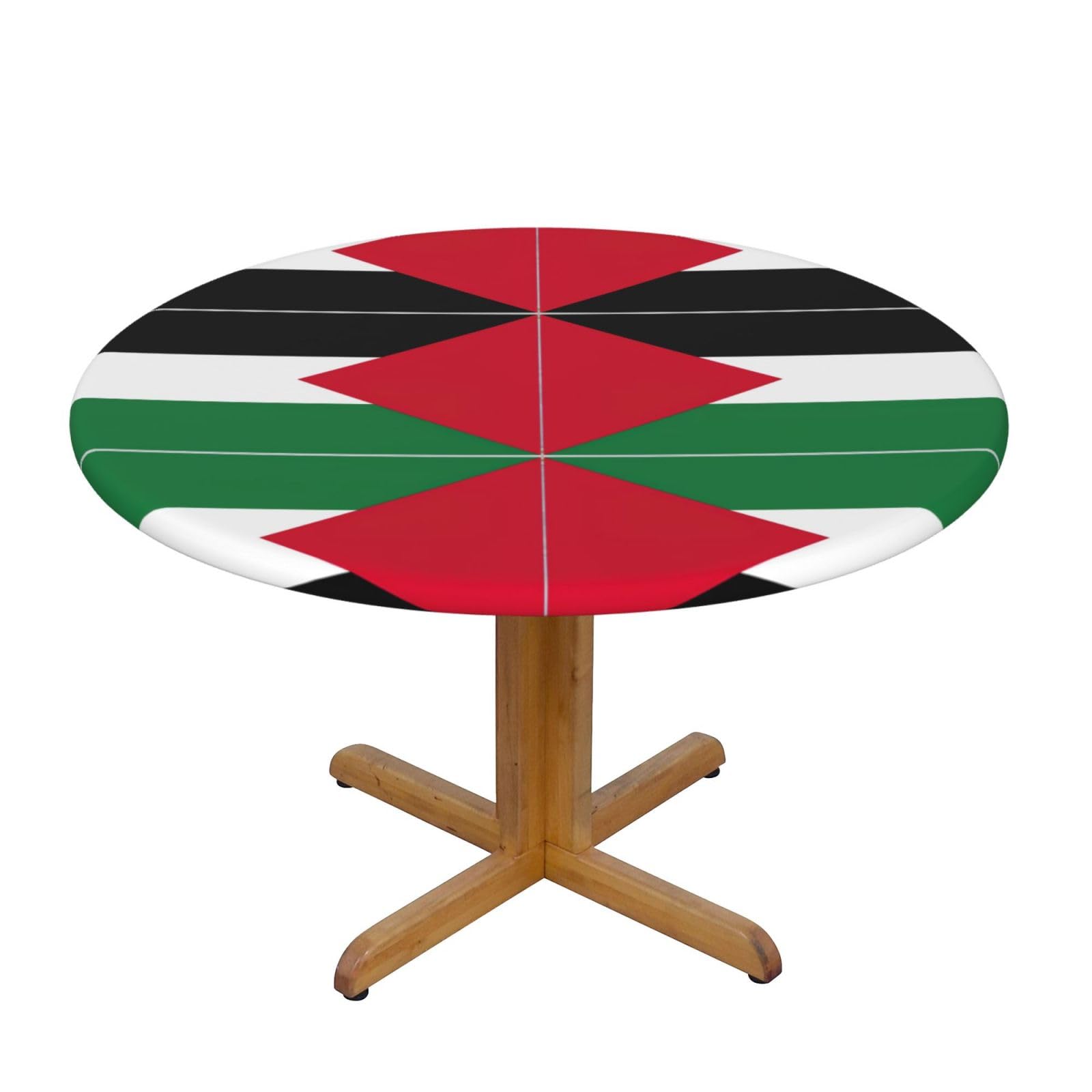 Palestine Flag Print Oxford Wipeable Tablecloth Oil-Resistant Outdoor Table Cover Reusable Birthday Table Protector