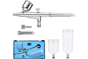 Multipurpose 0.3mm Dual Action Airbrush Kit for Artistic Expression