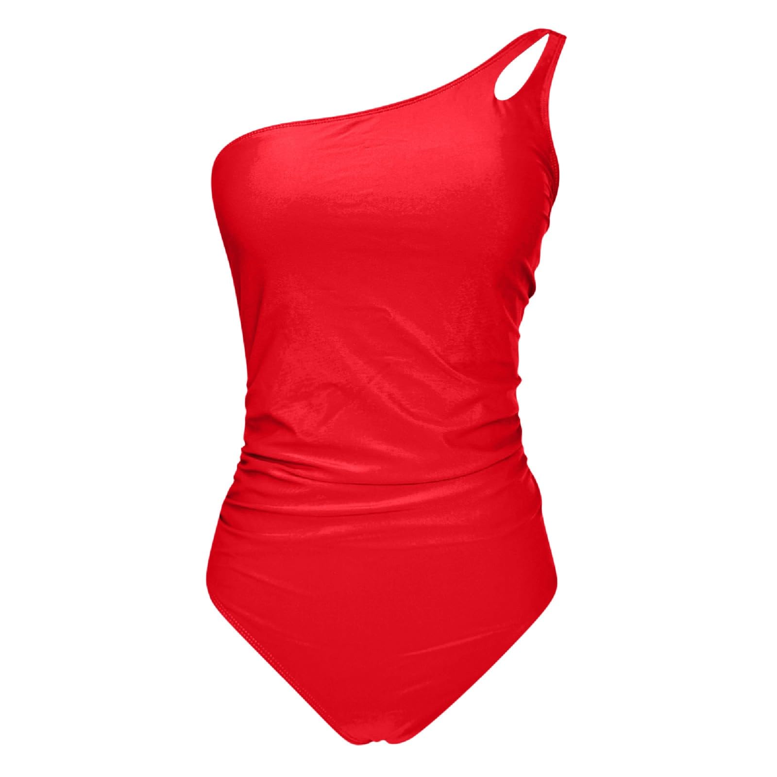 Costume Intero Monospalla Asimmetrico, Design Vuoto (Cut-out), Elegante e audace.