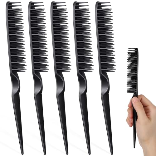 Mabor Set 5 Peines Peinar 3 Filas Negro miniatura 1