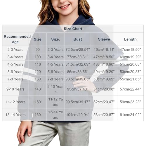 Ayolanni teen outfits for girls 14-16 trendy Hoodies for Teen Girls Cute Trendy Hooded Sweatshirt Youth Kids Clothes Navy - image 4