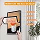 Gigtoop 12 Stück Magnetrahmen A4,Diamond Painting Rahmen,Selbstklebender magnetischer Bilderrahmen,Infotaschen, Blatthalter für A4 Informationsdarstellung - 32,5 x 24 cm, Kinderbilder Bilderrahmen
