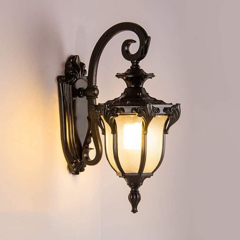 Bracket Light Minimalist Style Metal Bracket Lighting Vintage E27 Outdoor Bracket Lights Black Waterproof Ip44 Retro Wall Lamps Garden Lamp Yard Gate Hallway Stair Entrance Bracket Lighting