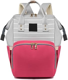 [HeyDear] マザーズバッグ 防水 多機能 大容量 ママバッグ 保温ポケット 盗難防止ポケット付き ベビー用品収納 通勤 旅行 出産準備 ベルト付き リュックサック