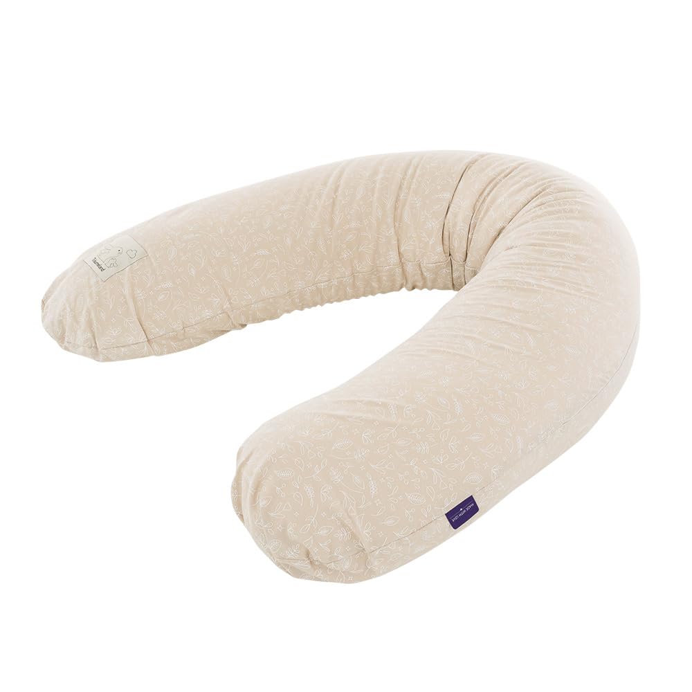 TRÄUMELAND Ersatzbezug für elastische Stillkissen – Passend für 180 cm Stillkissen, 100% Baumwoll-Jersey, Weich, Atmungsaktiv & Waschbar