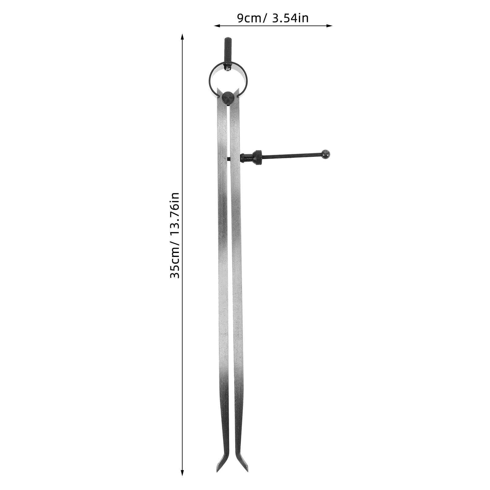 Calibro a Molla 300mm Strumento di Misurazione per Metalli e Legno Professionale