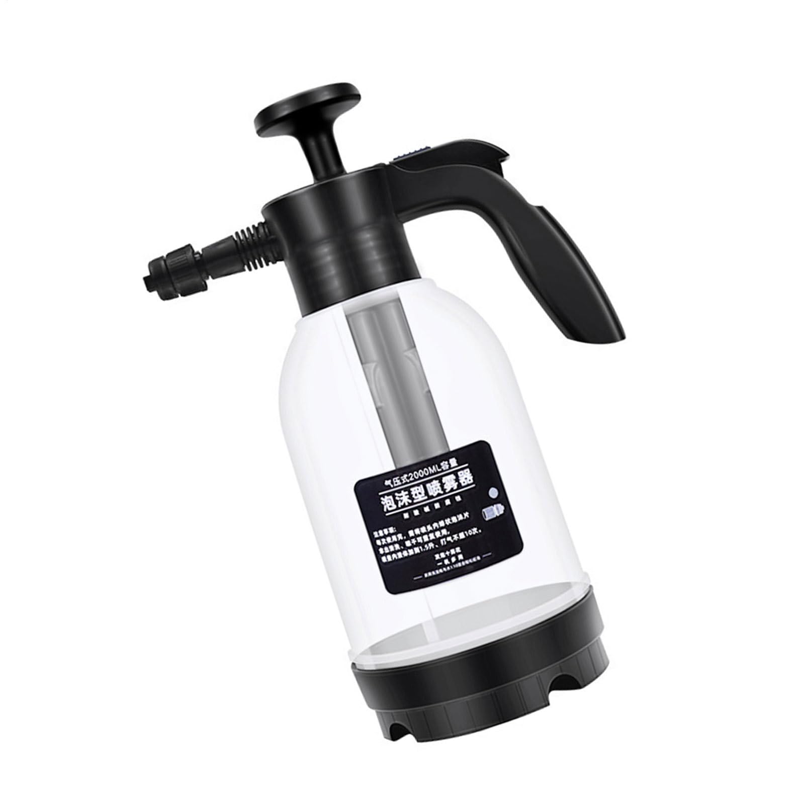 Pulverizador de espuma de 2 litros para lavado de coches y limpieza a presión de terrazas