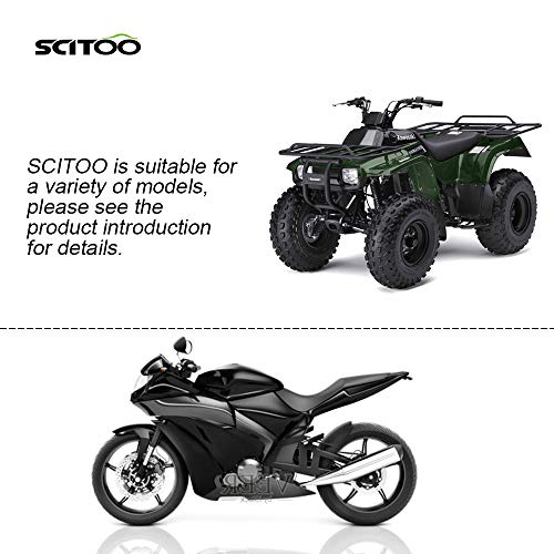 Scitoo Carbon Fiber Brake Pads Fit For 2002-2012 For Honda Cr125R, For Honda Cr250R, For Honda Crf250R, For Honda Crf250X, For Honda Crf450R, For Honda Crf450X Front And Rear #TOP5