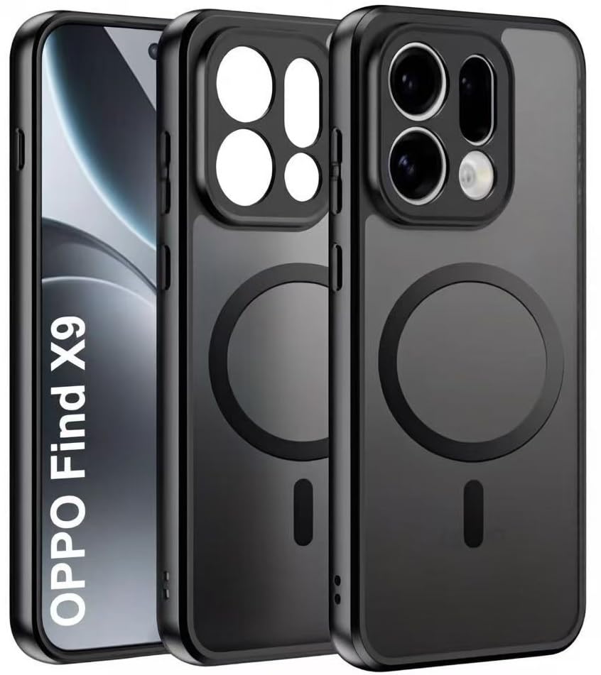 Amazon.co.jp: OPPO Find X9ケースマット感 半透明 MagSafe対応
