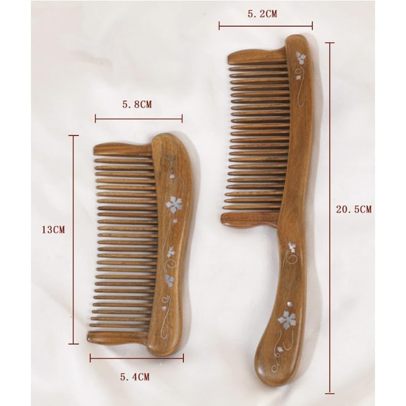 Log Wooden Comb Portable Household Hair Drying Women's