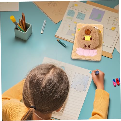 Carnet Capybara peluche A5 notes de composition pour bureau et école - 4
