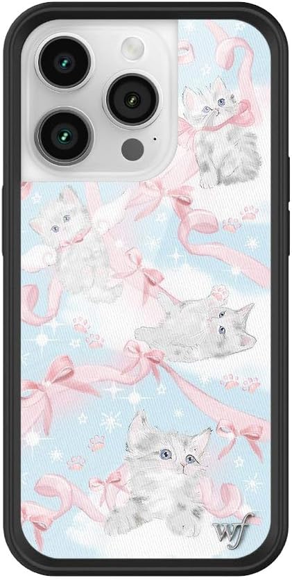 Wildflower Fundas - Funda para iPhone 14 Pro de gatito alrededor