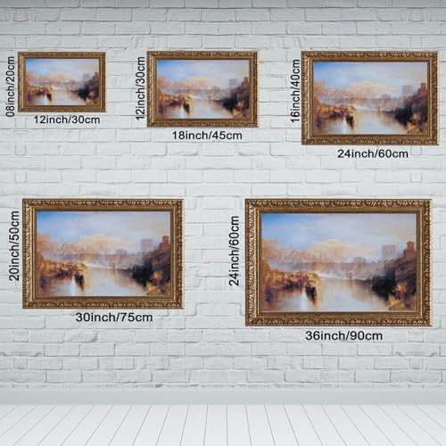 Impression sur toile Rome antique Turner - Décoration murale salon 61x91 - 2