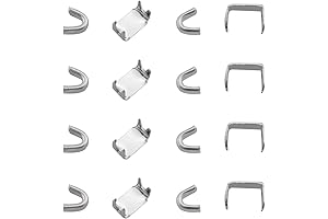 50Pcs Zipper Stopper #5 Metal Zipper Repair Kit In Silver for Instant Zipper Repair