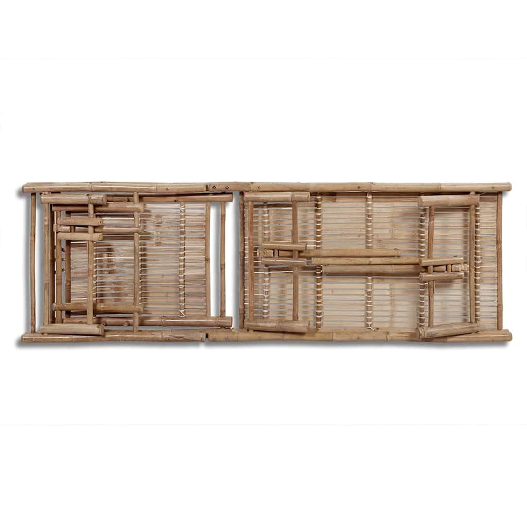 Bambusowy leżak ogrodowy 200 x 65 cm