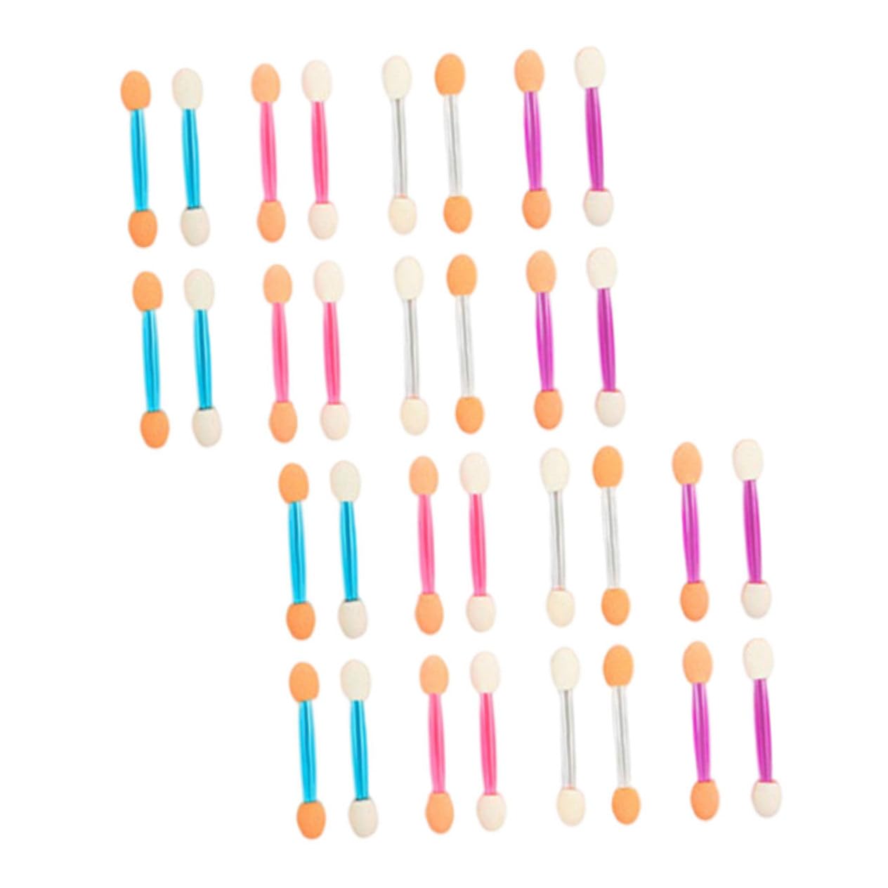 TOVINANNA Disposible Latex Eyeshadow Applicators Dual-ended Eye Stick for Makeup