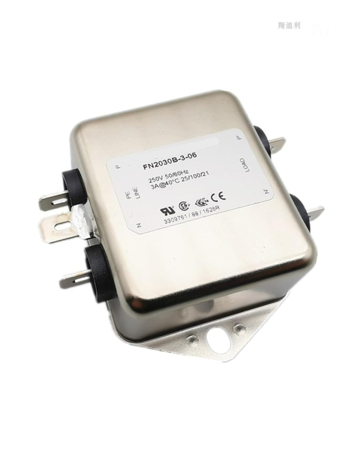FN2030B-3-06 3A electromagnetic Anti-Interference Power Supply Filter