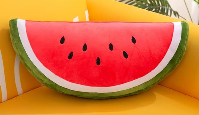 Amazon Co Jp Dokidoki キュートな スイカ クッション 抱き枕 くだもの ぬいぐるみ おもしろグッズ イベント パーティー グッズ クリスマス プレゼント 可愛い 萌え インスタ すいか 西瓜 フルーツ 半円 おもちゃ