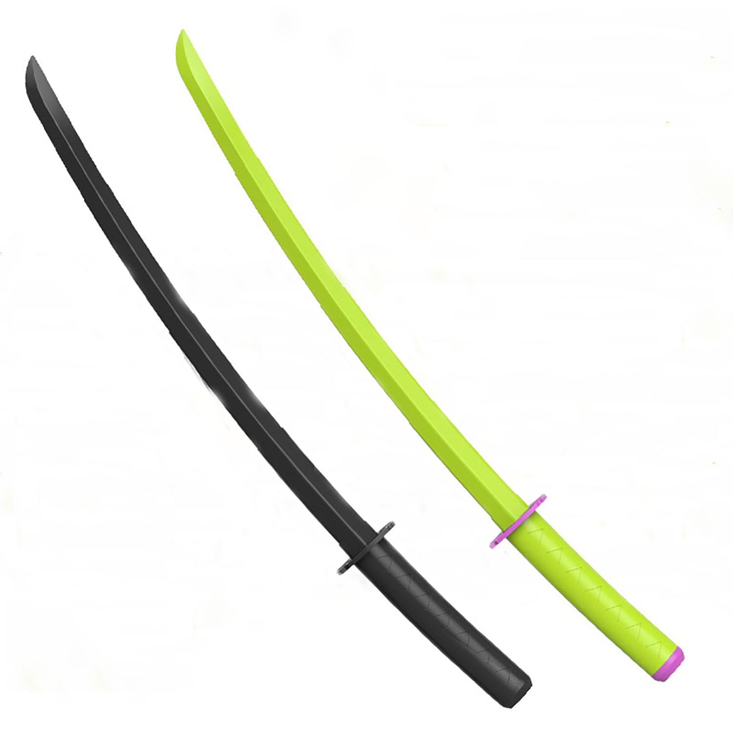 2pcs 3D Printing Gravity Retractable cos Samurai Sword Creative Samurai Toy Telescopic Toy, Creative Cos Decompression Tricky Toy