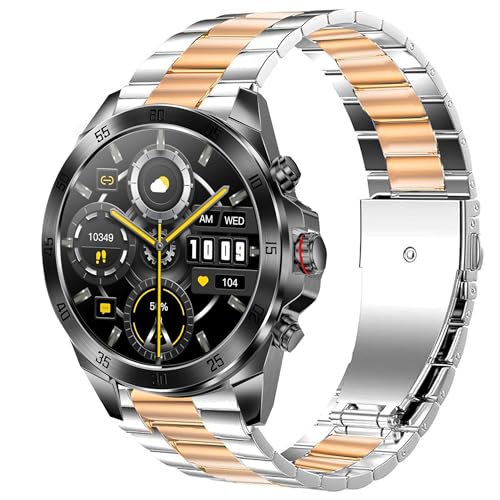 Bracelet montre ALPHAGEAR 22mm 24mm acier inoxydable montre connectée
