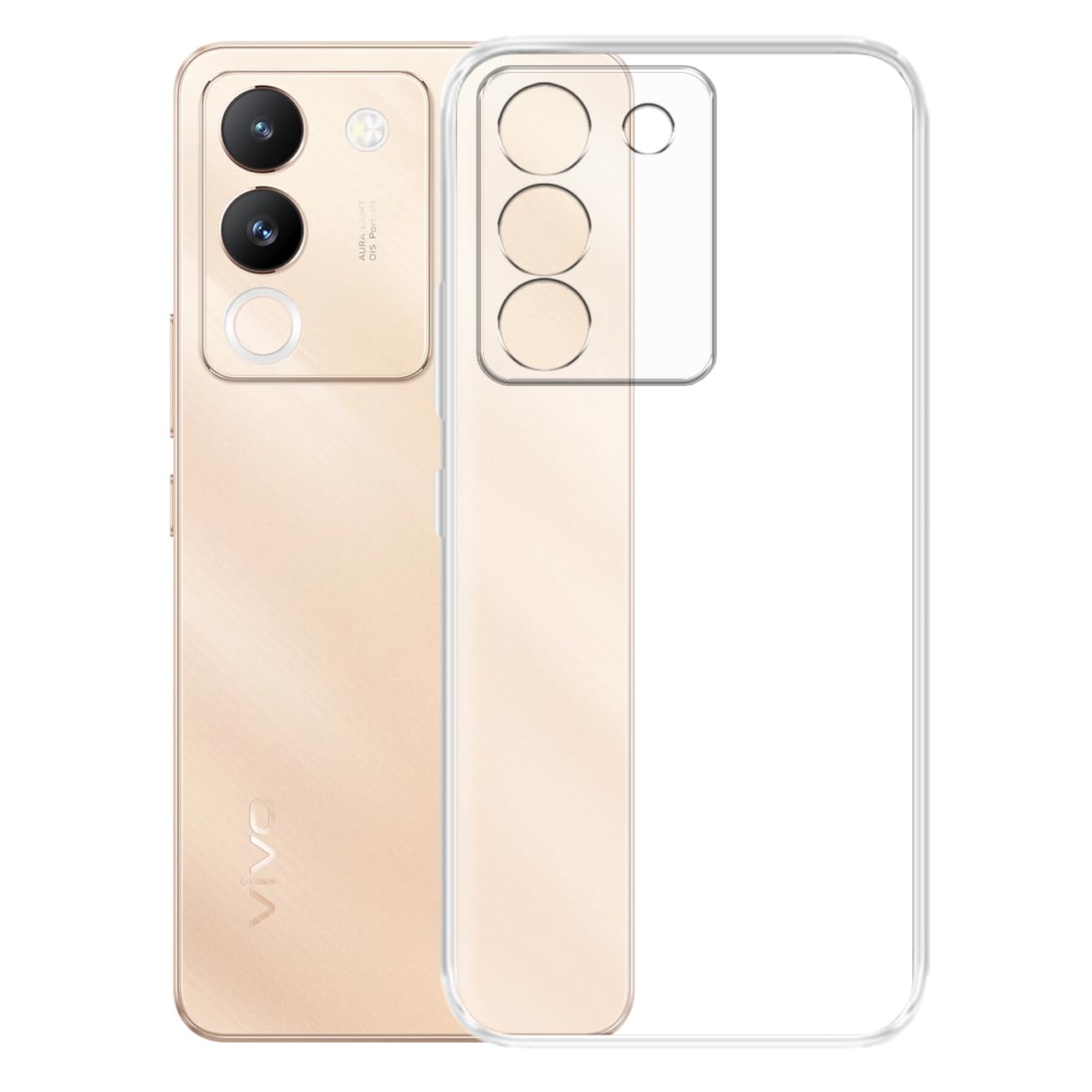 Zapcase Back Case Cover for Vivo Y200 | Compatible for Vivo Y200 Back Case Cover | 360 Degree Protection | Soft and Flexible (TPU | Transparent) (B0CYX7K429) Amazon Price History, Amazon Price Tracker