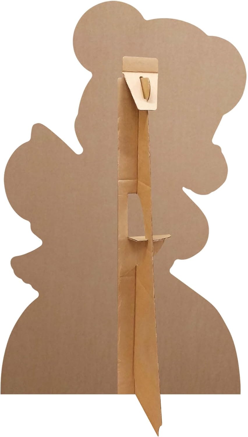 STAR CUTOUTS Ltd Fun Cardboard 1 Dimensional Life Size Disney Minnie Mouse Choir Carol 93 x 58 cm. Perfect Christmas Decoration for Children's Festive Displays, Grottos & Shop Windows, Star Mini