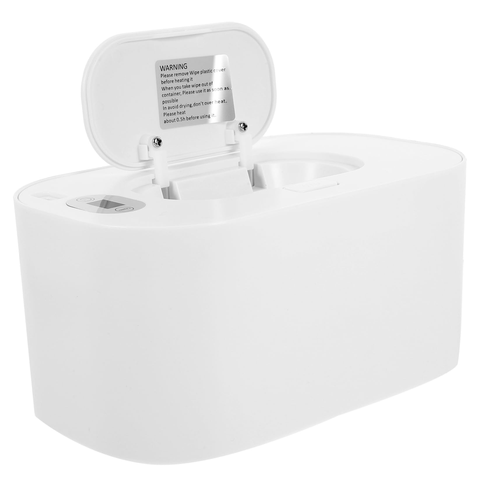 BESTonZON 4 Stück wärmer wischen Babytücher Feuchttücher Auto Papiertücher Baby-Geschenk Wischwärmer für zu Hause Tragbarer Feuchttuchwärmer Wagen Gewebe Thermobox Heizung reisen Abs Weiß