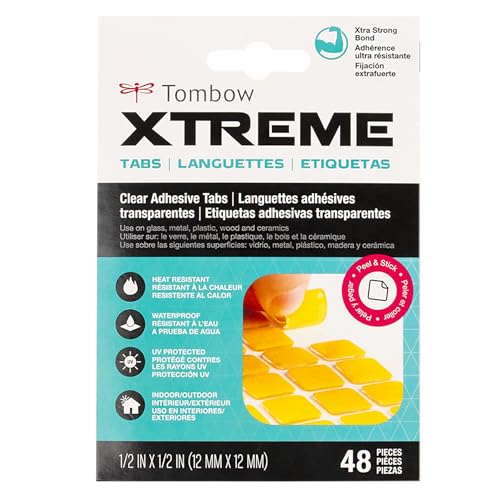 Tombow Xtreme Tough Tabs, 48 Pieces (62134)