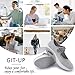 Women's Comfortable Working Nurse Shoes Non-Slip Adjustable Breathable Walking Buffer Fitness Casual Nursing Orthotic Lightweight Shoes Ab-Grey/US7