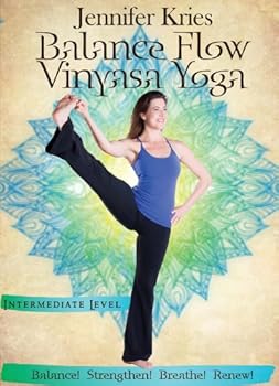 DVD Jennifer Kries: Balance Flow Vinyasa Yoga Book
