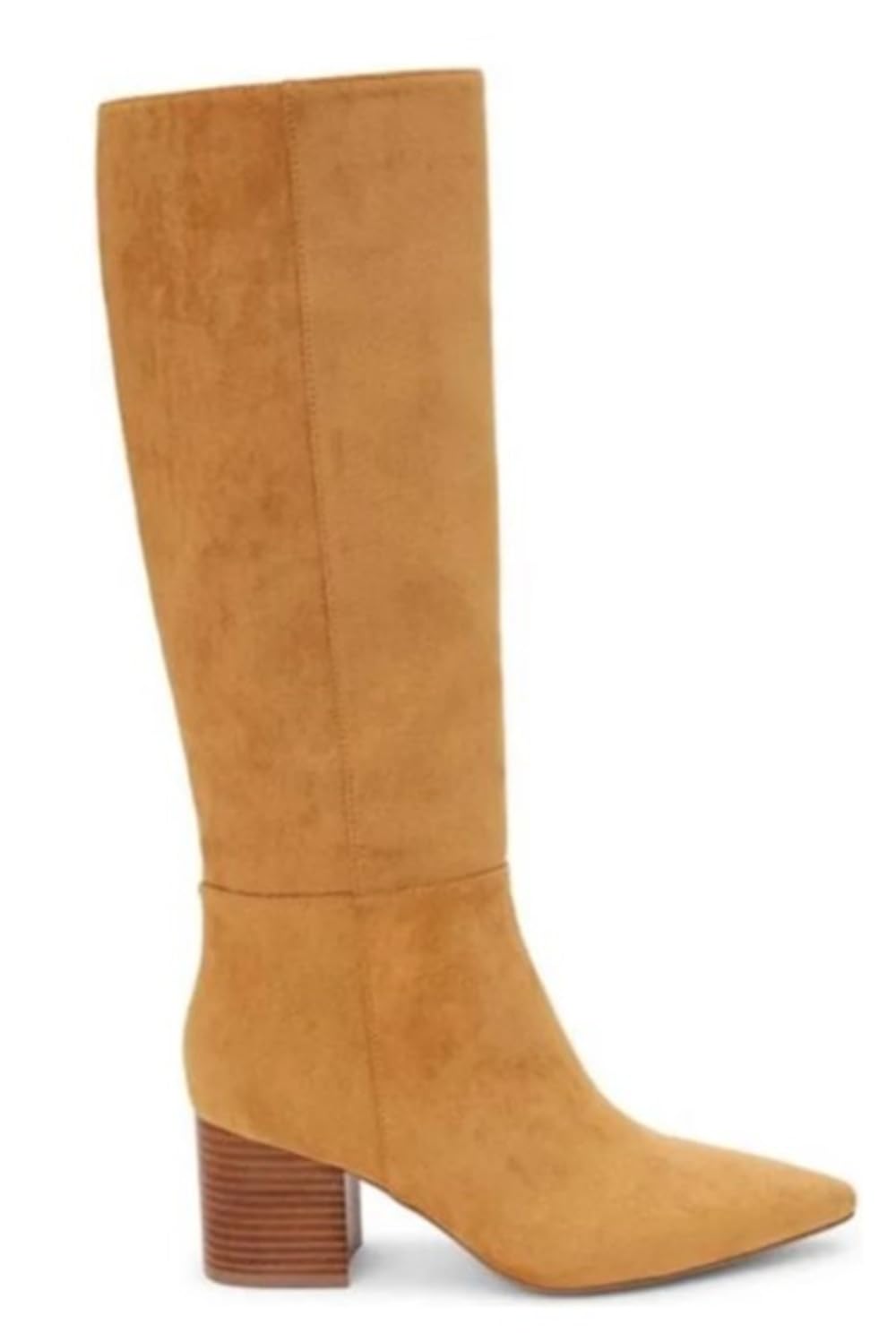 Matisse Womens Fern Faux Suede Boots Tan Pull-On Style Round Toe