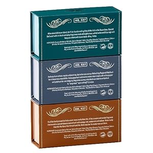 San francisco soap company man bar 3 piece gift set featuring all new scents coastal driftwood peppered patchouli and spiced tobacco great gift no harmful chemicals good for all skin types  urban country home decor