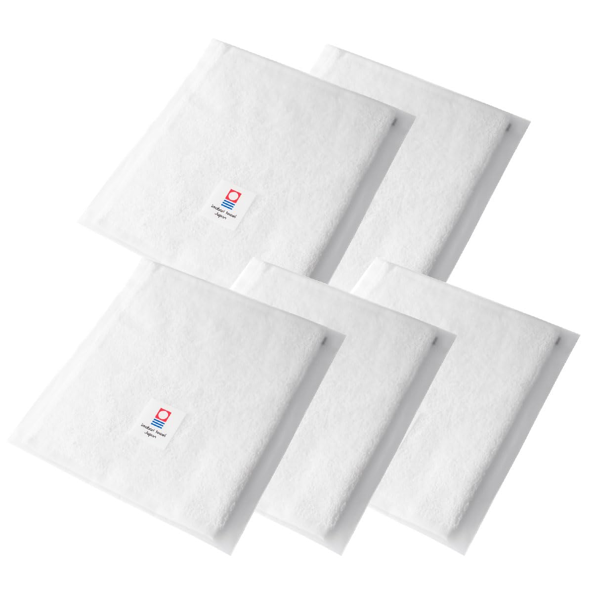 TAVARAT Imabari Towel Handkerchief Set of 3 Horse Zodiac White Plain