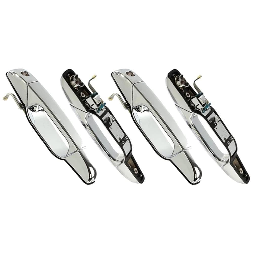 Poignée De Porte Extérieure Chromée Pour Cadillac Escalade / Tahoe / Silverado 2007-2013 – Gauche & Droite – Kit Complet