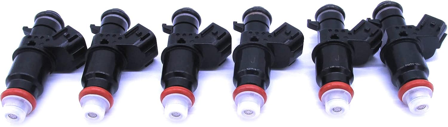 16450-RCA-A01 FJ485 842-12289 Fuel Injector for Honda Accord Odyssey Ridgeline Pilot Acura ILX MDX TL 3.0L 3.2L 3.5L, 6 pcs