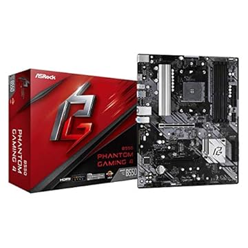Placa Mãe AsRock B550 Phantom Gaming 4 (AM4/4xDDR4/HDMI/M.2/USB3.2)