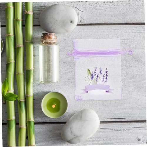 Paquete 20 Bolsitas de Tul Lavanda con Cordón 9x7 cm miniatura 7