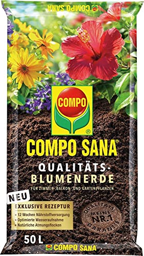 Preisvergleich Produktbild COMPO SANA Qualitäts-Blumenerde, 50 Liter