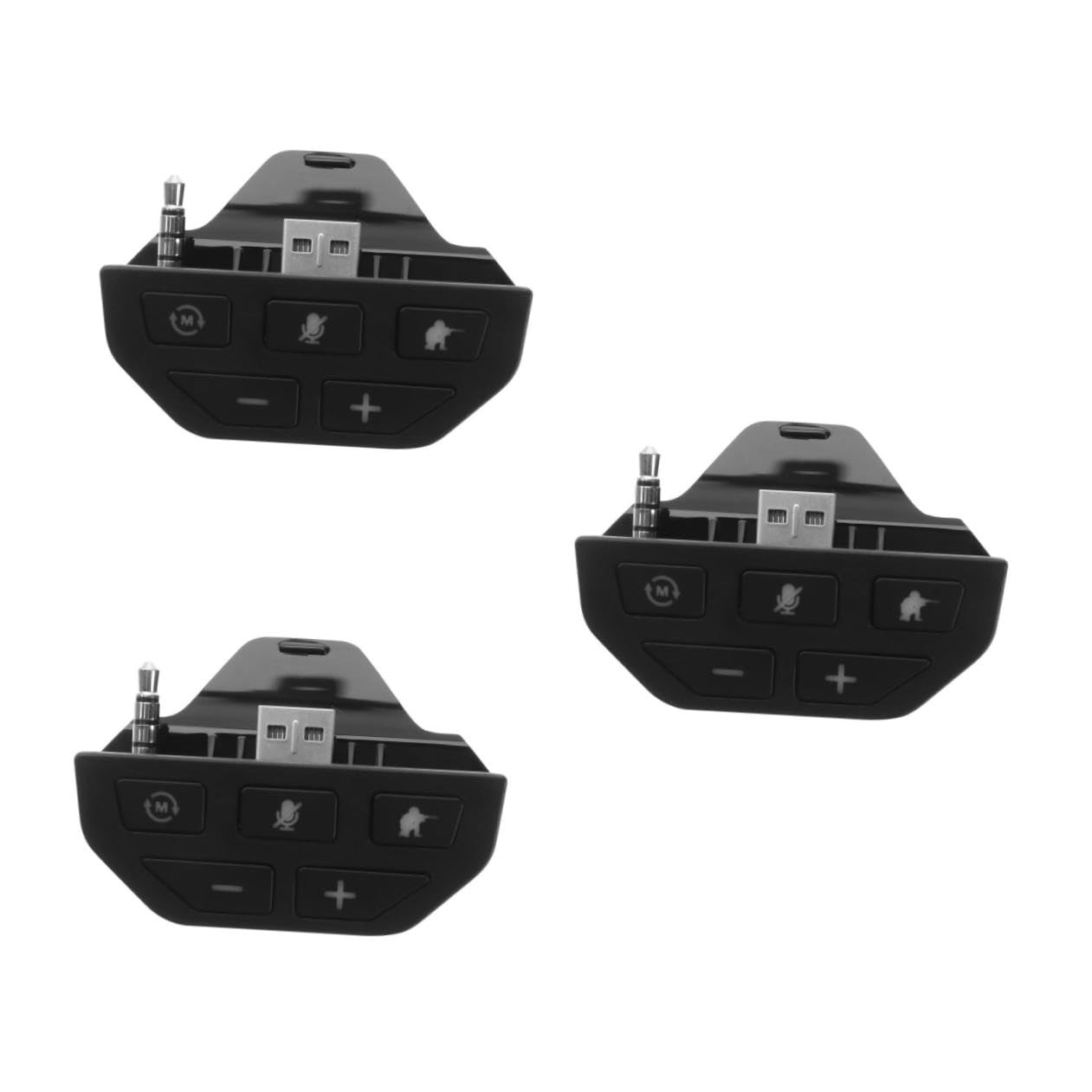 Angoily 3pièces Adaptateur Audio Stéréo pour Manette Casque Compatible avec Sonores Améliorés Et Jack