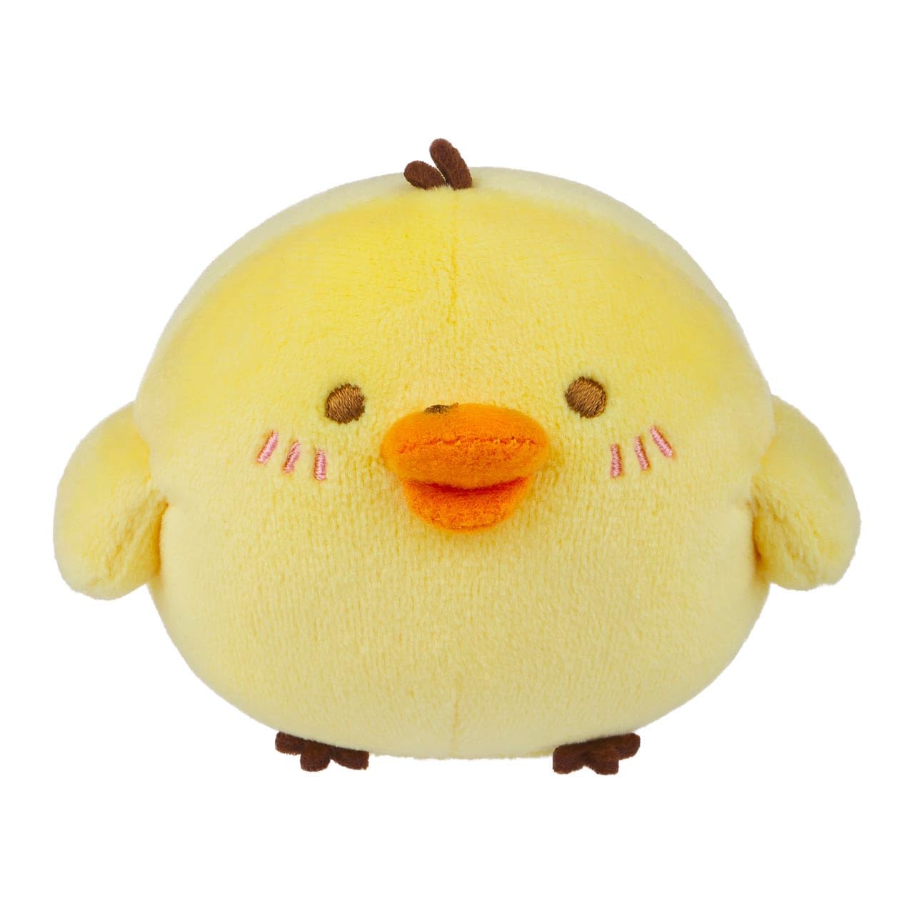 San-X Original Rilakkuma Honyagurumi Series Sitting Mochi Plush - 3" Kiiroitori