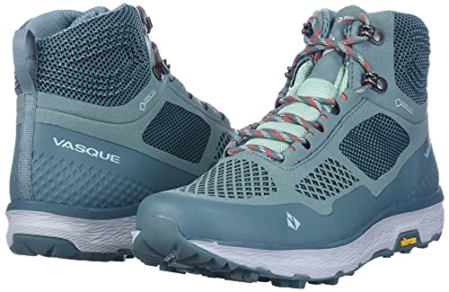 Vasque Womens Breeze LT GTX Gore-Tex Waterproof Breathable Hiking Boot Shoe, Trellis/Mist Green, 8